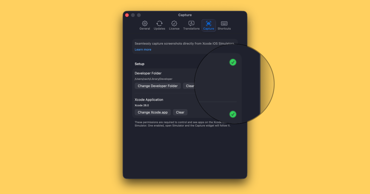 UI showing the ButterKit Capture tool settings