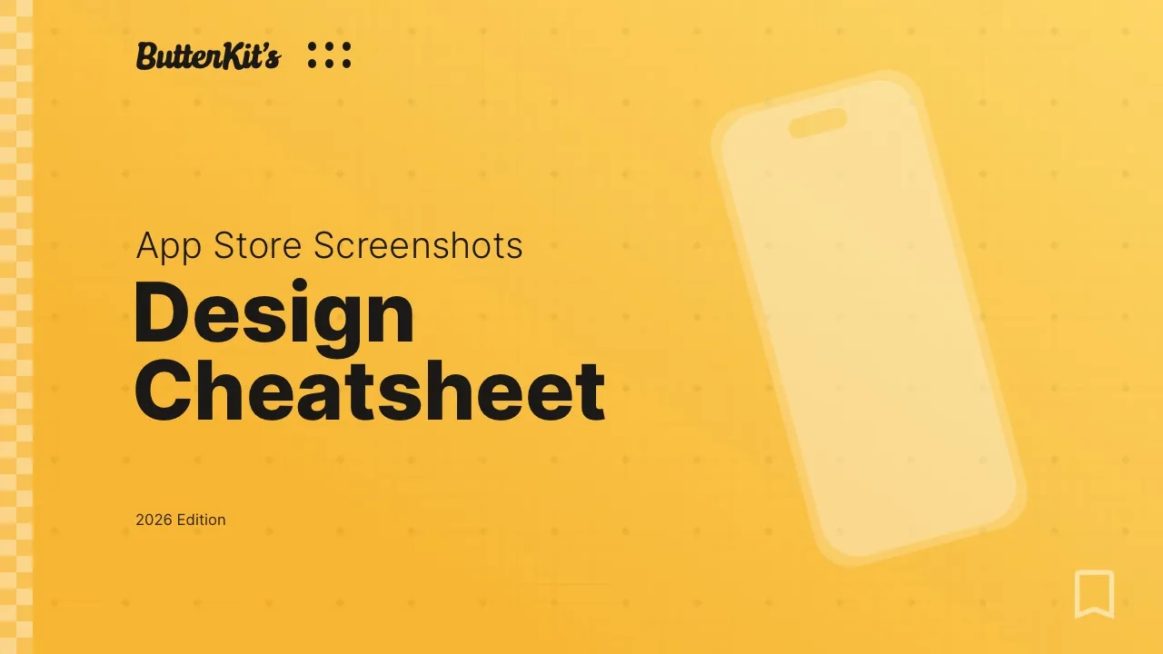App Store Screenshots Design Cheatsheet (2026)