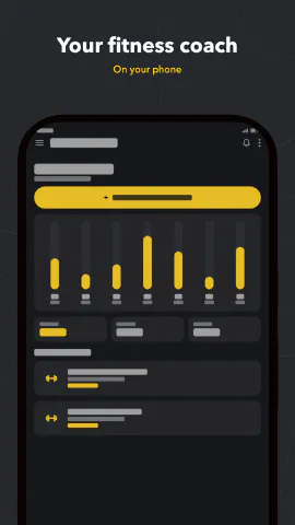 Ascent for Android, screenshot 1: Your fitness coach. On your phone.