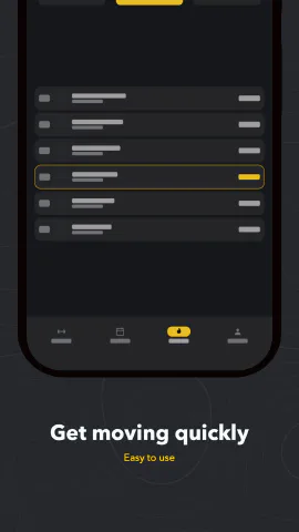Ascent for Android, screenshot 2: Get moving quickly. Easy to use.