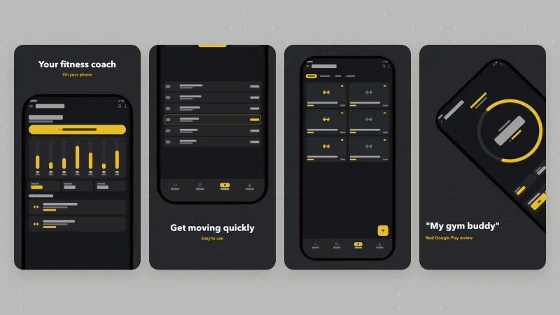 Ascent App Store screenshots for Android