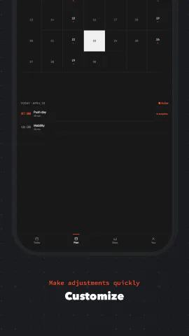Minimalist Dark for Android, screenshot 7: Customize. Make adjustments quickly.