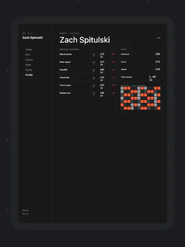 Minimalist Dark for iPad, screenshot 5: Feature - iPad