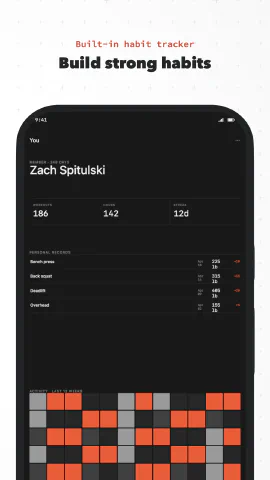 Minimalist Light for Android, screenshot 6: Build strong habits. Built-in habit tracker.