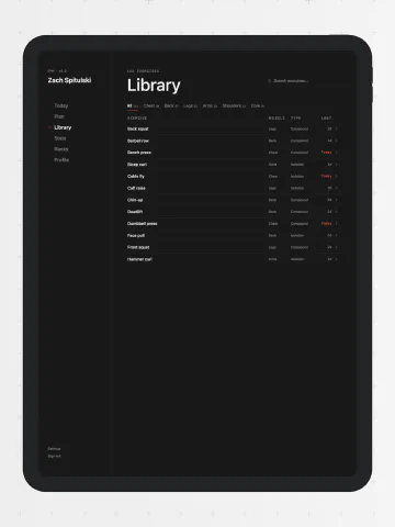 Minimalist Light for iPad, screenshot 3: Feature - iPad