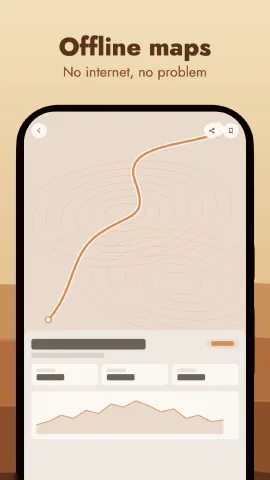 Sahara for Android, screenshot 1: Offline maps. No internet, no problem.