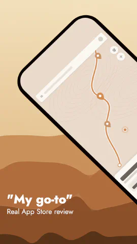 Sahara for Android, screenshot 4: "My go-to". Real App Store review.