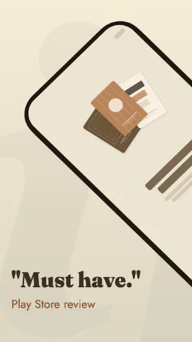 Serif for Android, screenshot 5: "Must have.". Play Store review.