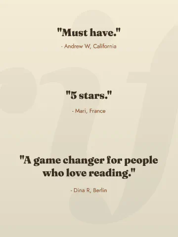 Serif for iPad, screenshot 3: Reviews - iPad