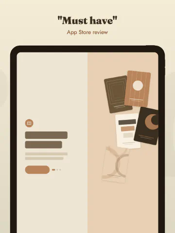 Serif for iPad, screenshot 5: "Must have". App Store review.
